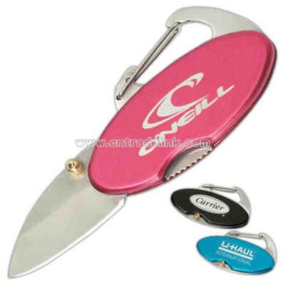 Carabiner pocket knife