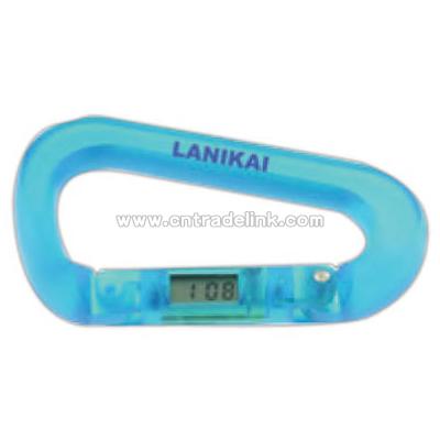 Carabiner LCD clock