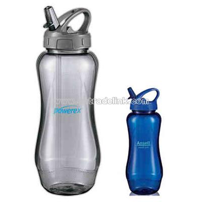 Sport bottle with carabiner hook