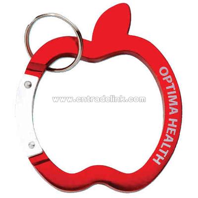 Carabiner key holder with split ring