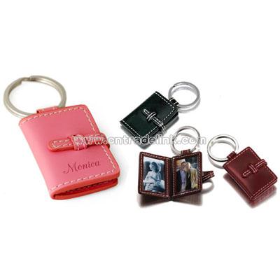 Leather Photo Key Chain