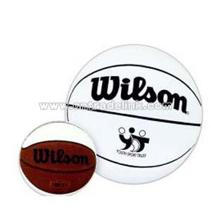 Mini autograph basketball.