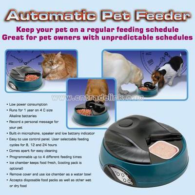 4 Meal Promo Pet Feeder