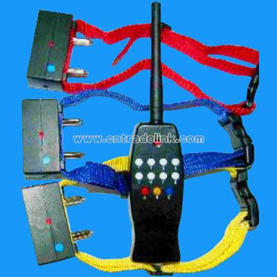 8 Level Remotecontrol Training Shock Collar with 3 Dogs