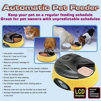 4 Meal Promo Pet Feeder