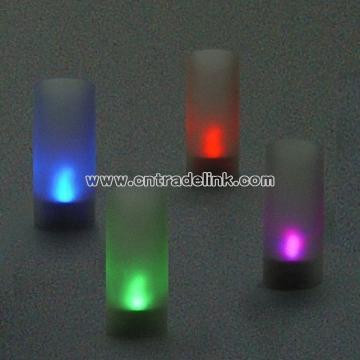 Magic Blow On / Blow Off Heatless Electronic Candle Set of 4