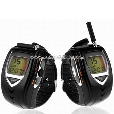 Walkie Talkie Watch Set - Backlit LCD