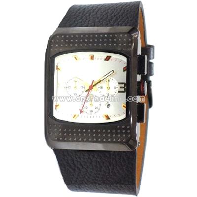 Leather Strap Watch