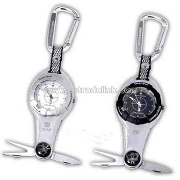 Golf clip watch