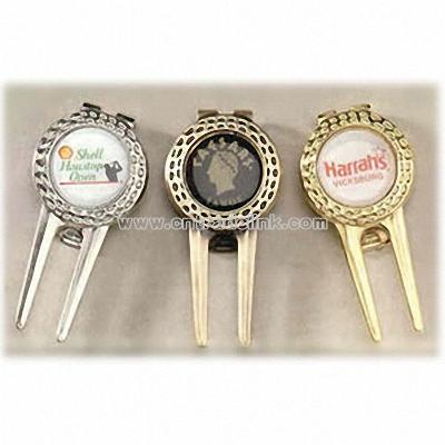 Dimpled Design Divot Tool/Moneyclip