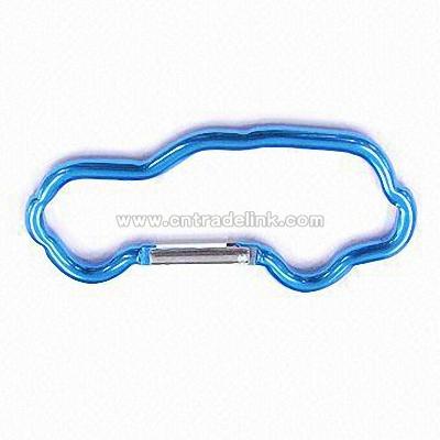 Aluminum Carabiner Hook in Jeep Shape