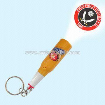 Plastic LED Logo Projector Flashlight