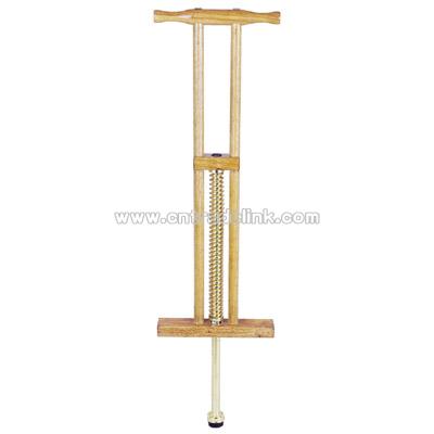 Pogo Stick with Wood Pole