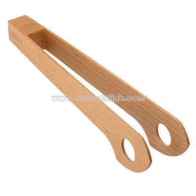 Wood Ice Tongs