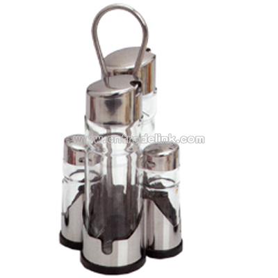 5 PIece Cruet Set