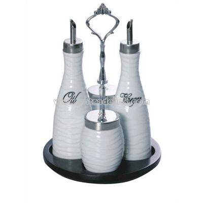 Sul Tavolo 4 Piece Cruet Set