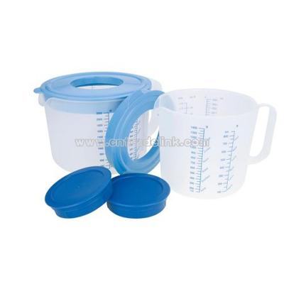 MIU 2-Piece Plastic Mixing Jug Set