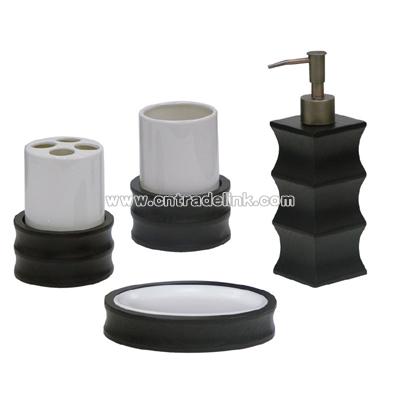 Bathroom Accessory Set 4pc