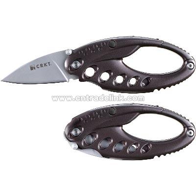 Carabiner Carry Knife and LED Flashlight