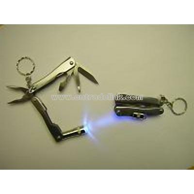 Multifunctional Pocket Knife with LED Light