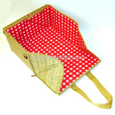 Flat-folding Picnic Basket