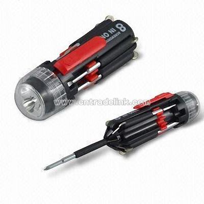 Multi-screwdriver and Torch