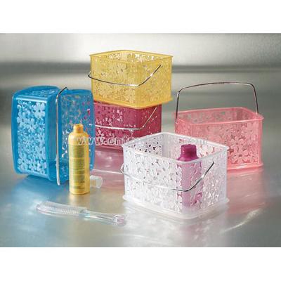 Blumz Flower Plastic Storage Basket