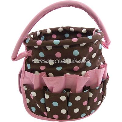 Stuff Bucket Storage Tote - Polka Dot