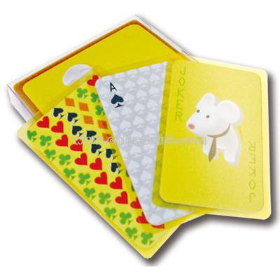 Transparent Playing Cards -Mouse in the Cheese