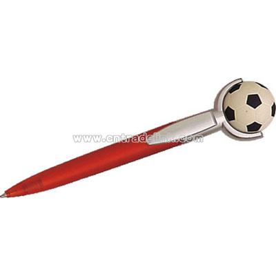 Soccer Ball Pen With Cord