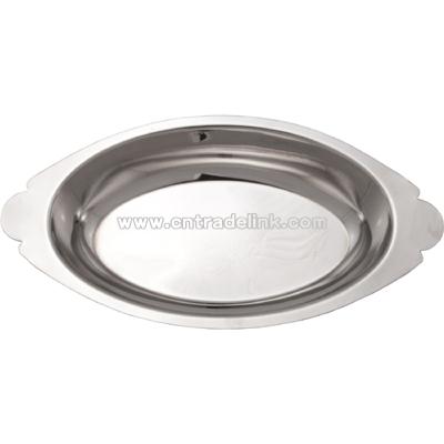 Oval Au Gratin 20 Ounce Stainless Steel