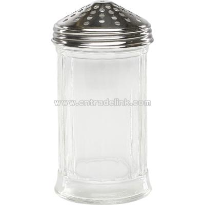 Paneled glass sugar shaker