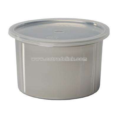 Salad crock stainless steel 1.5 quart complete with plastic cover