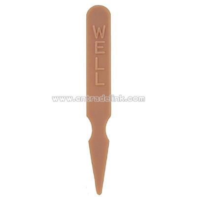 Plastic steak marker well (tan)