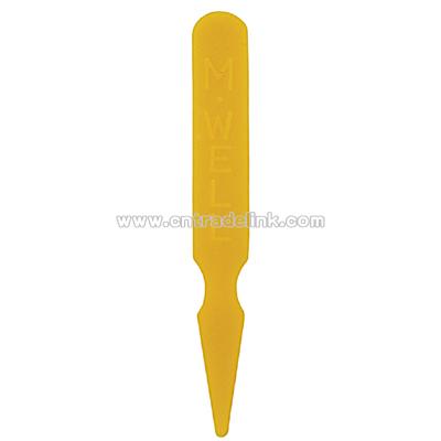 Plastic steak marker medium well (yellow)