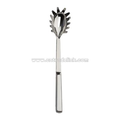 Hollow handle pasta server stainless steel