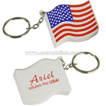 US Flag Key Chain Stress Balls