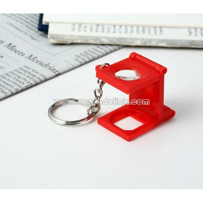 Keychain with Magnifier