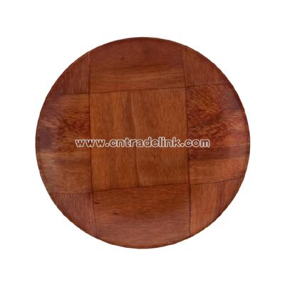 Wovenwood circular plate 6" diameter