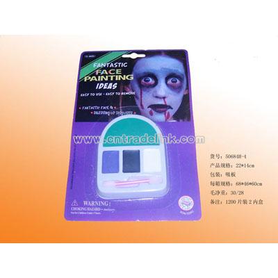 4 color Halloween Face Paint