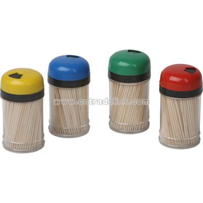 Toothpick dispenser shaker style