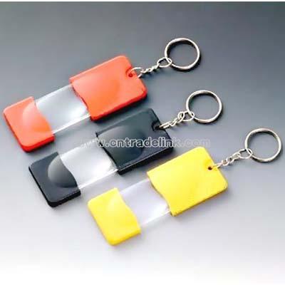 Keychain with Magnifier