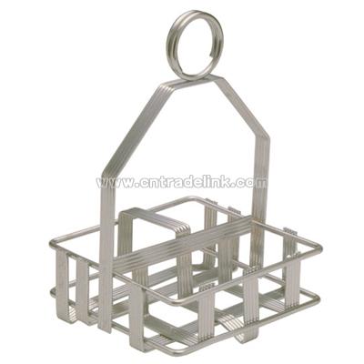 Shaker / packet rack heavy duty chrome plated steel