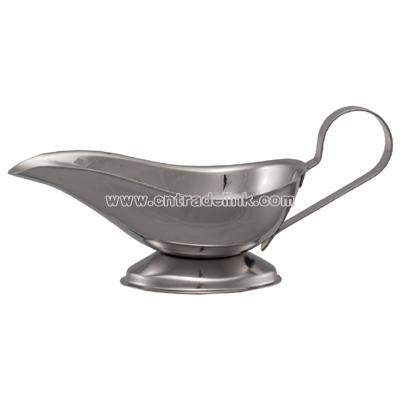 Gravy boat 3 ounce stainless steel