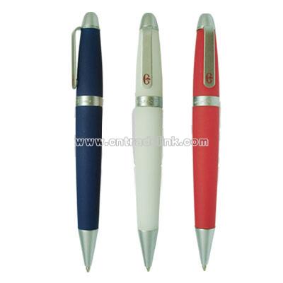 Metal Ballpoint Pens with Soft Silicone