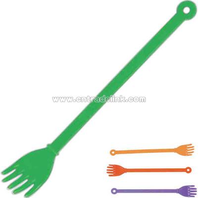 Ridged neck back scratcher