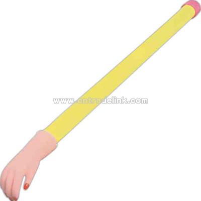 Groan tube back scratcher