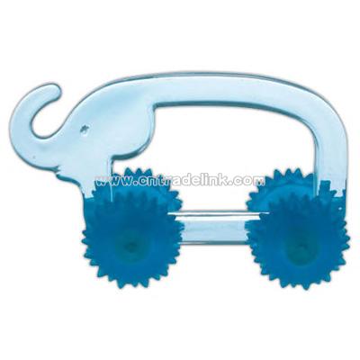 Transparent elephant shape massager