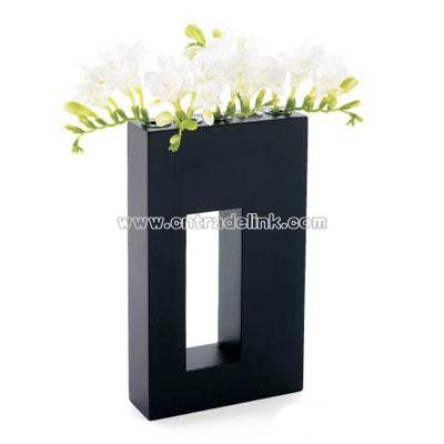 Wooden Frame Flower Vase