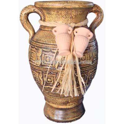 Terracotta Flower Vase